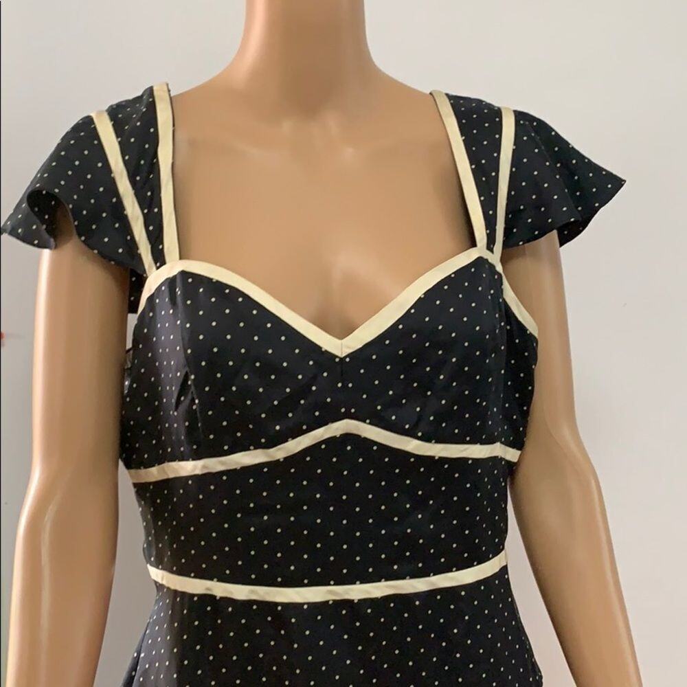 PHILLIPS DICAPRIO POLKA DOT FIT & FLARE‎ DR… - Picture 2 of 8